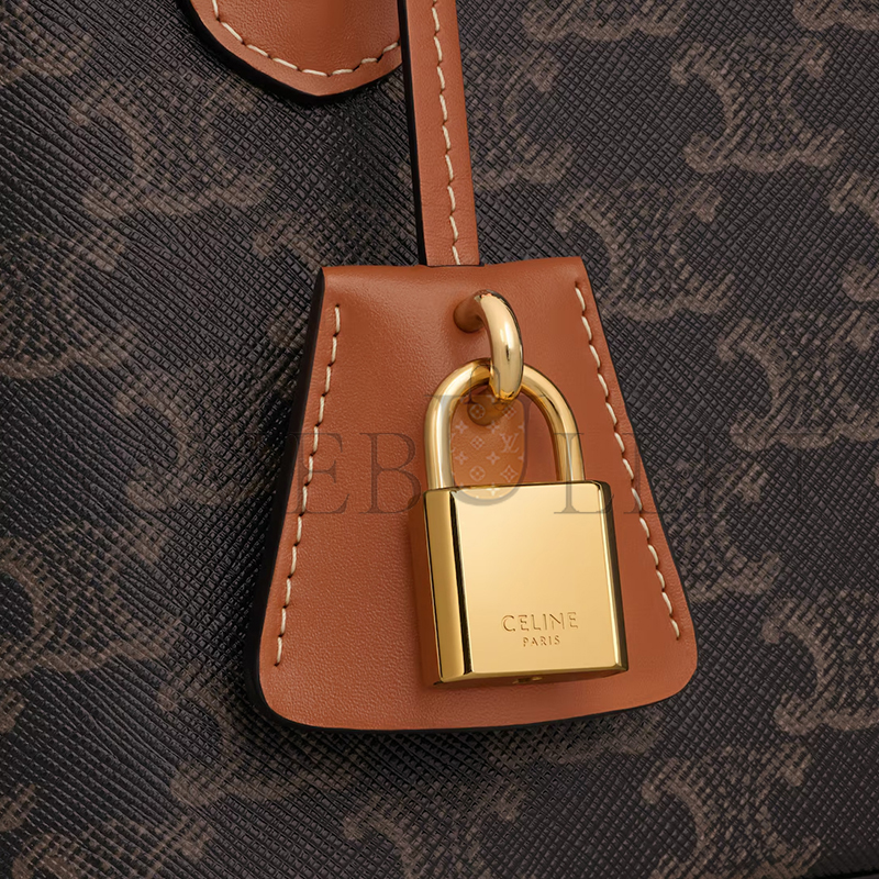 Ce1i*e teen honorine bag in triomphe canvas and calfskin 120682dnk.04lu (22.5*17*10cm)